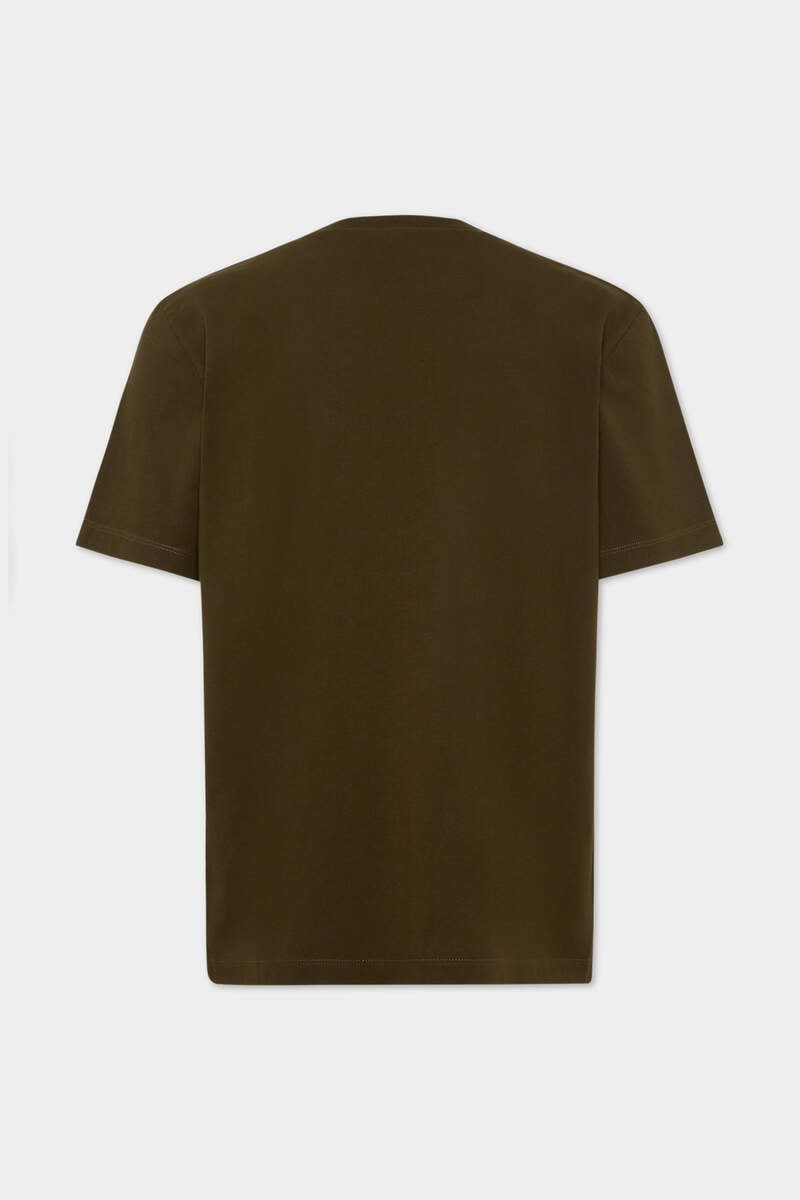 REGULAR FIT RUBBER LOGO T-SHIRT - 2
