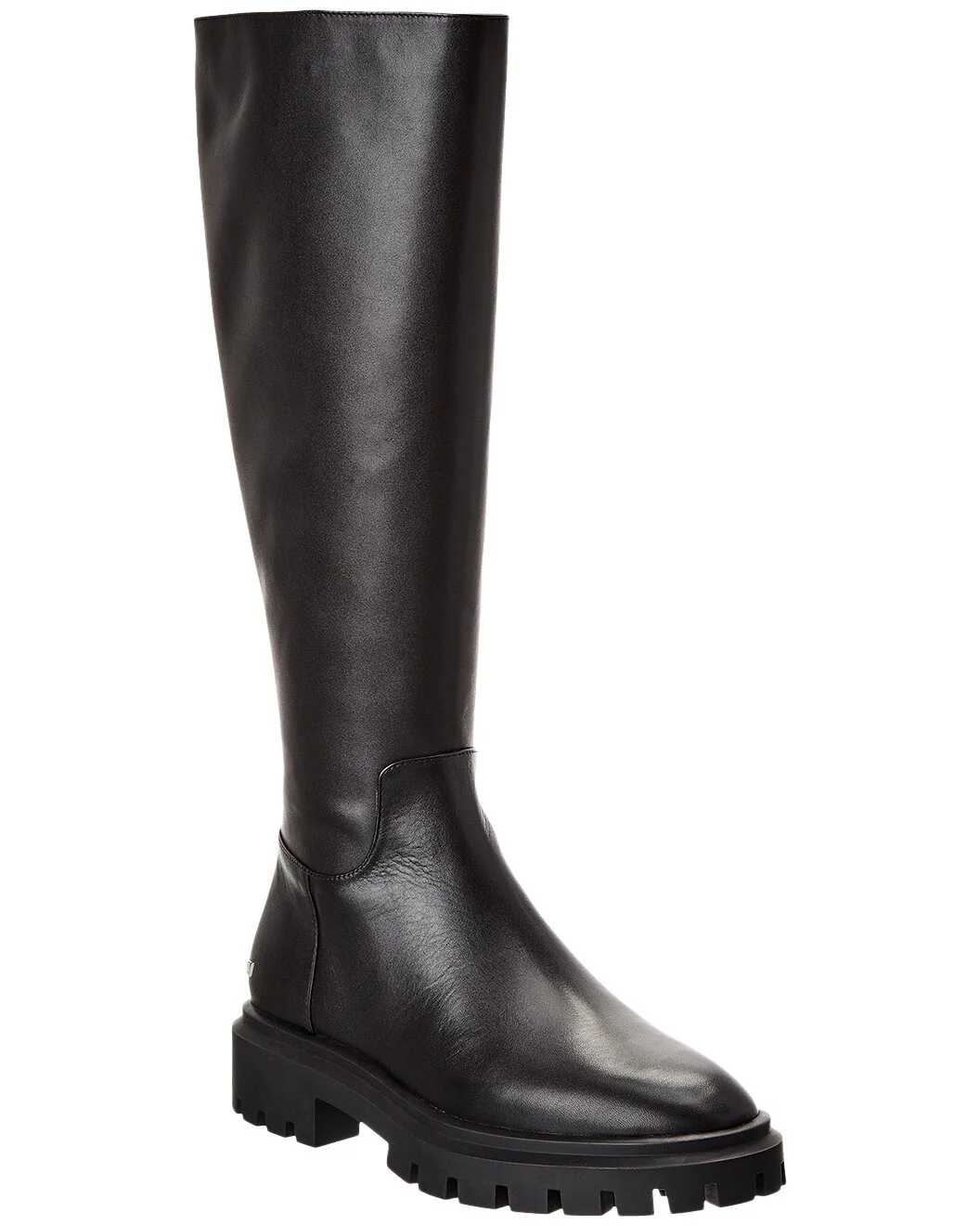 Stuart Weitzman Ultra Lug Leather Knee-High Boot - 1