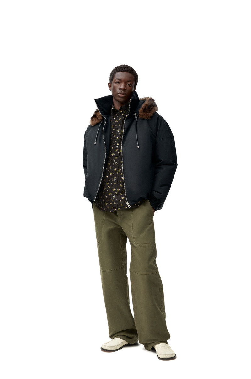 Loewe Puffer jacket in technical cotton outlook