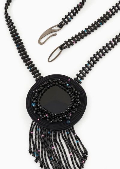 GIORGIO ARMANI Long necklace with pendant outlook