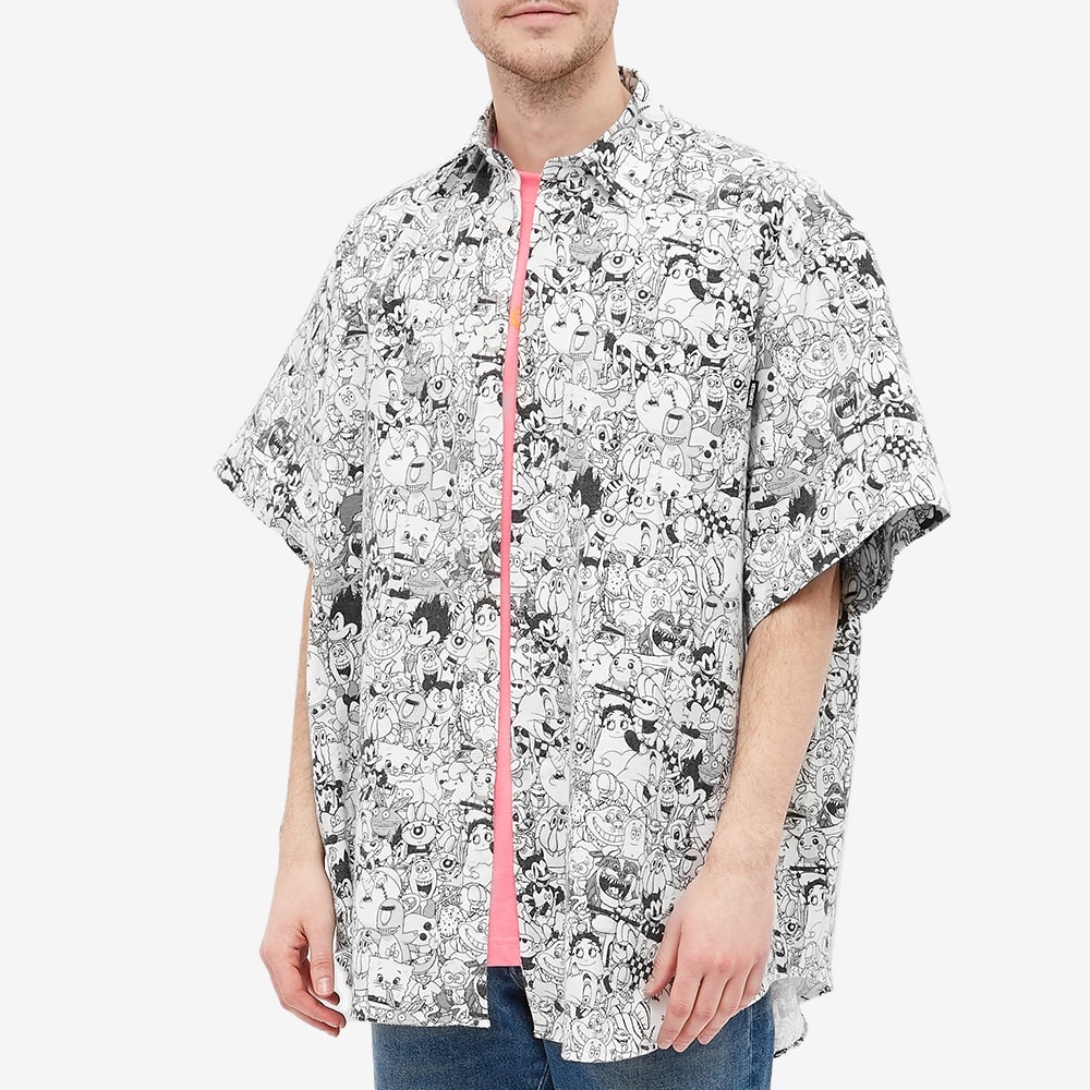 VETEMENTS Cartoon Mania Flannel Shirt - 4