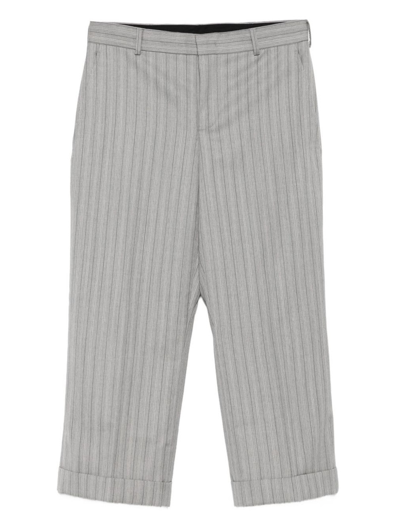 pinstripe cropped trousers 1