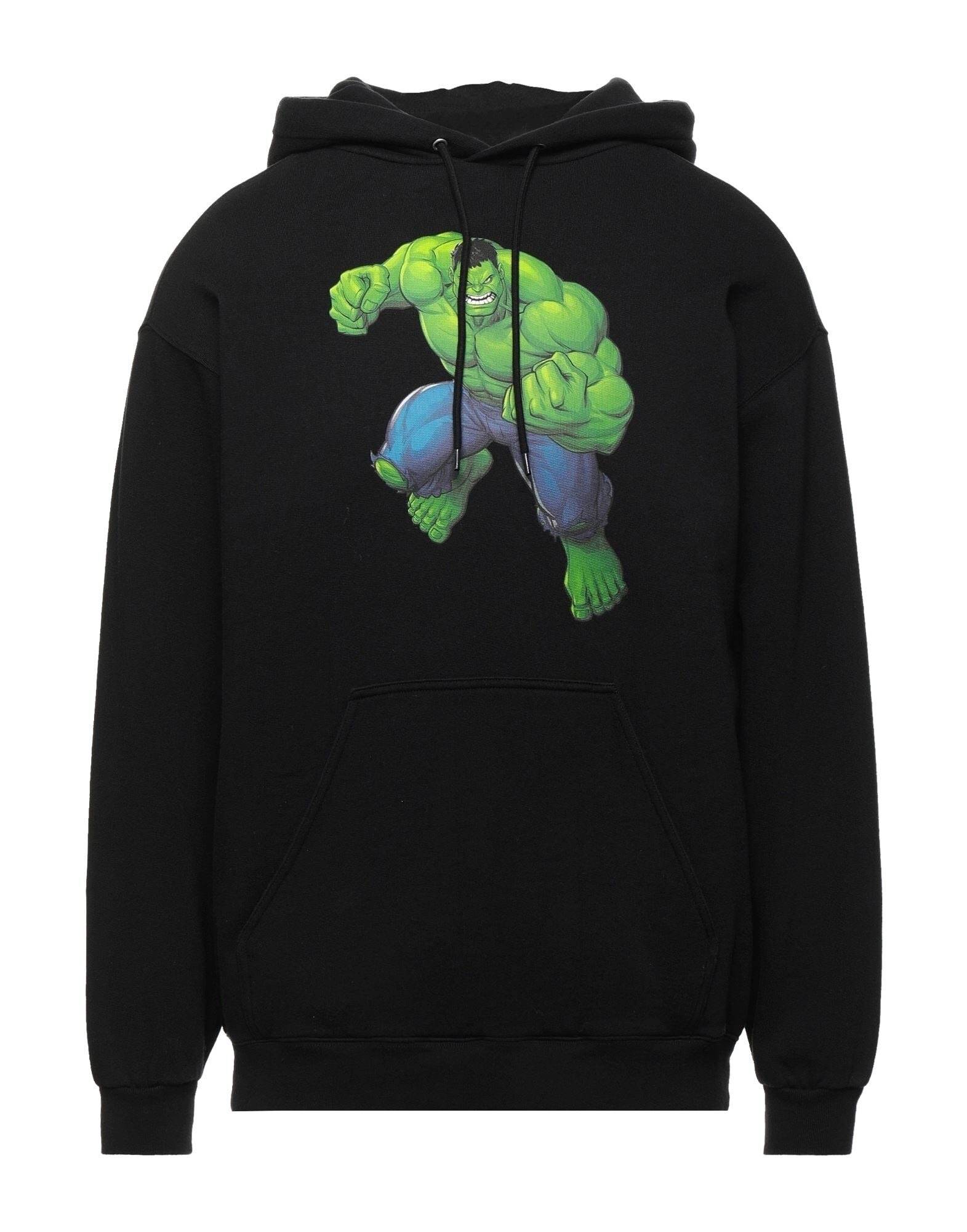 Black Men's Hooded Sweatshirt - 1