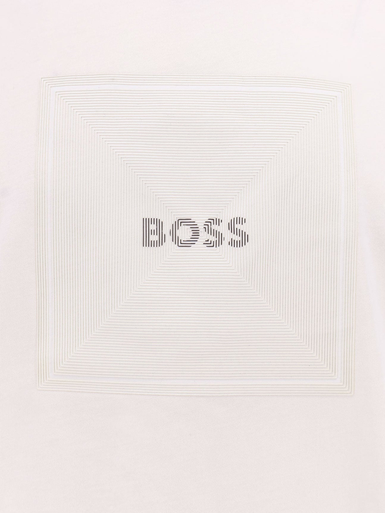 Boss Men Cotton Jersey T-Shirt With Print On The Front - 3
