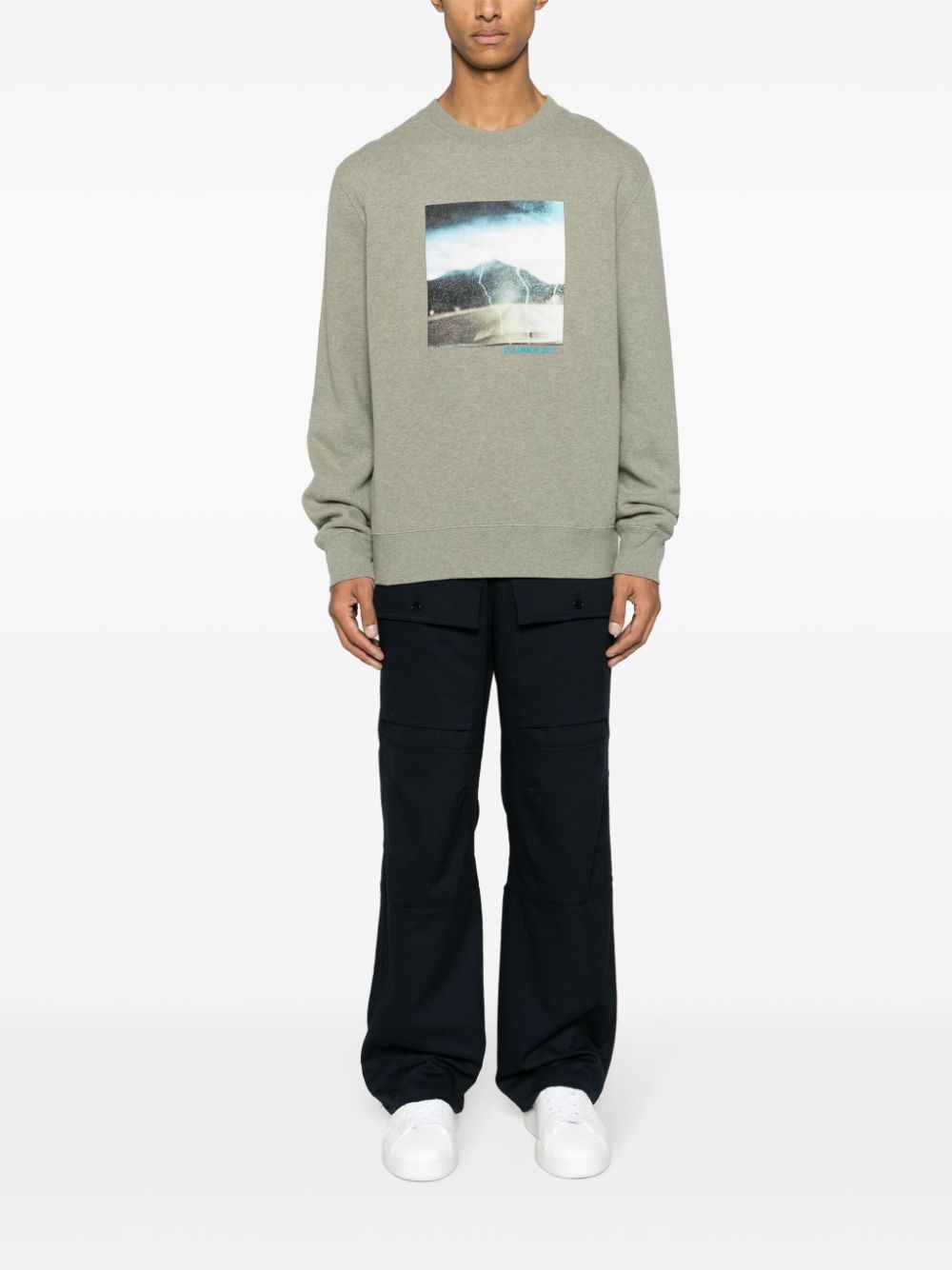 Simba Mountain photograph-print sweatshirt - 2