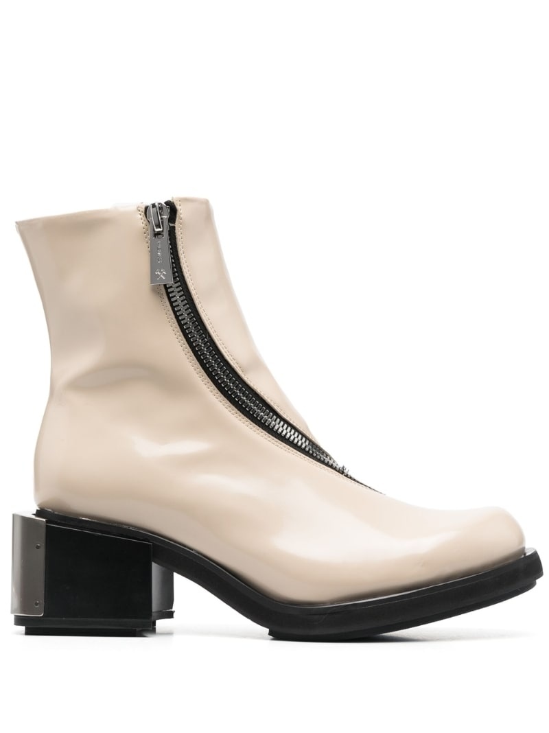 Ergonomic zip-up ankle boots - 1
