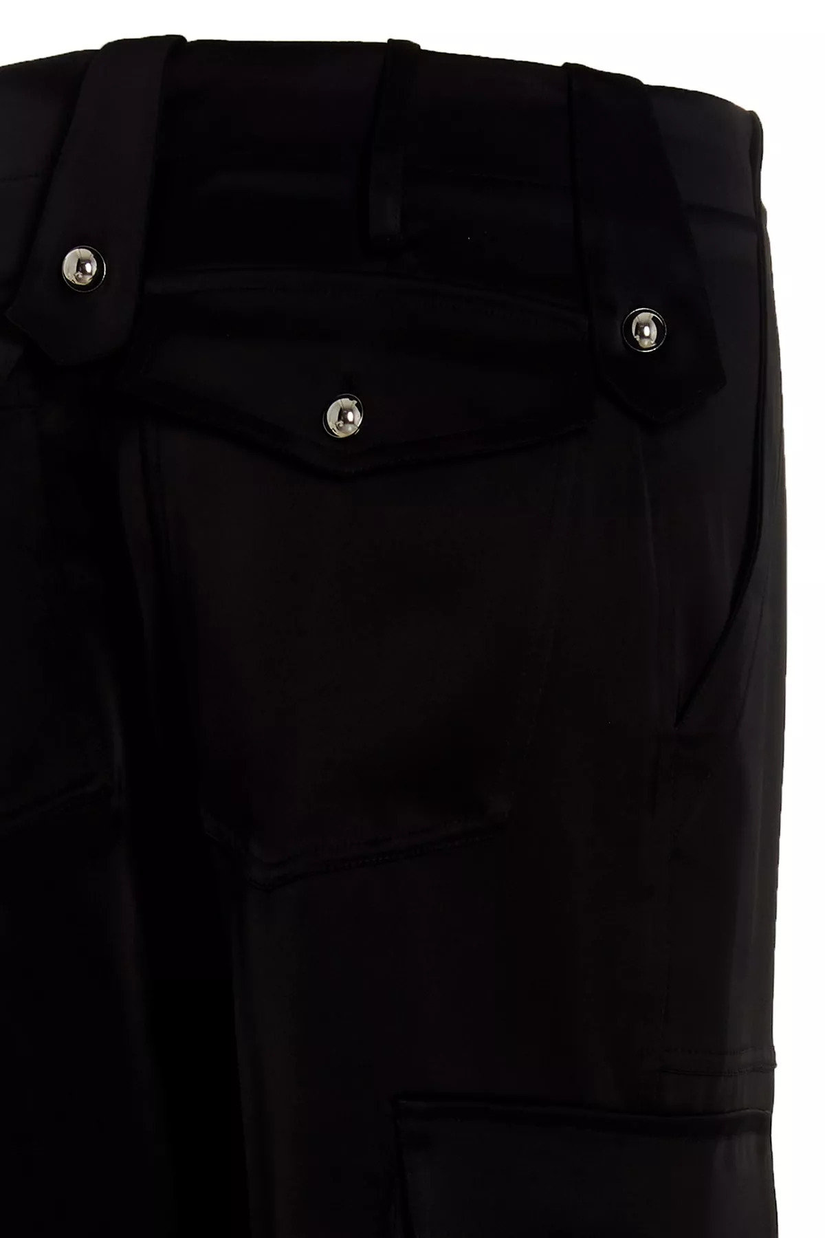 Satin cargo pants - 4
