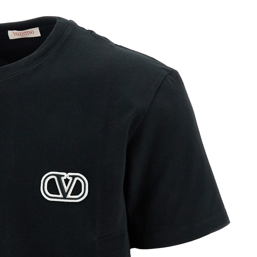 VLOGO SIGNATURE PATCH COTTON T-SHIRT - 2