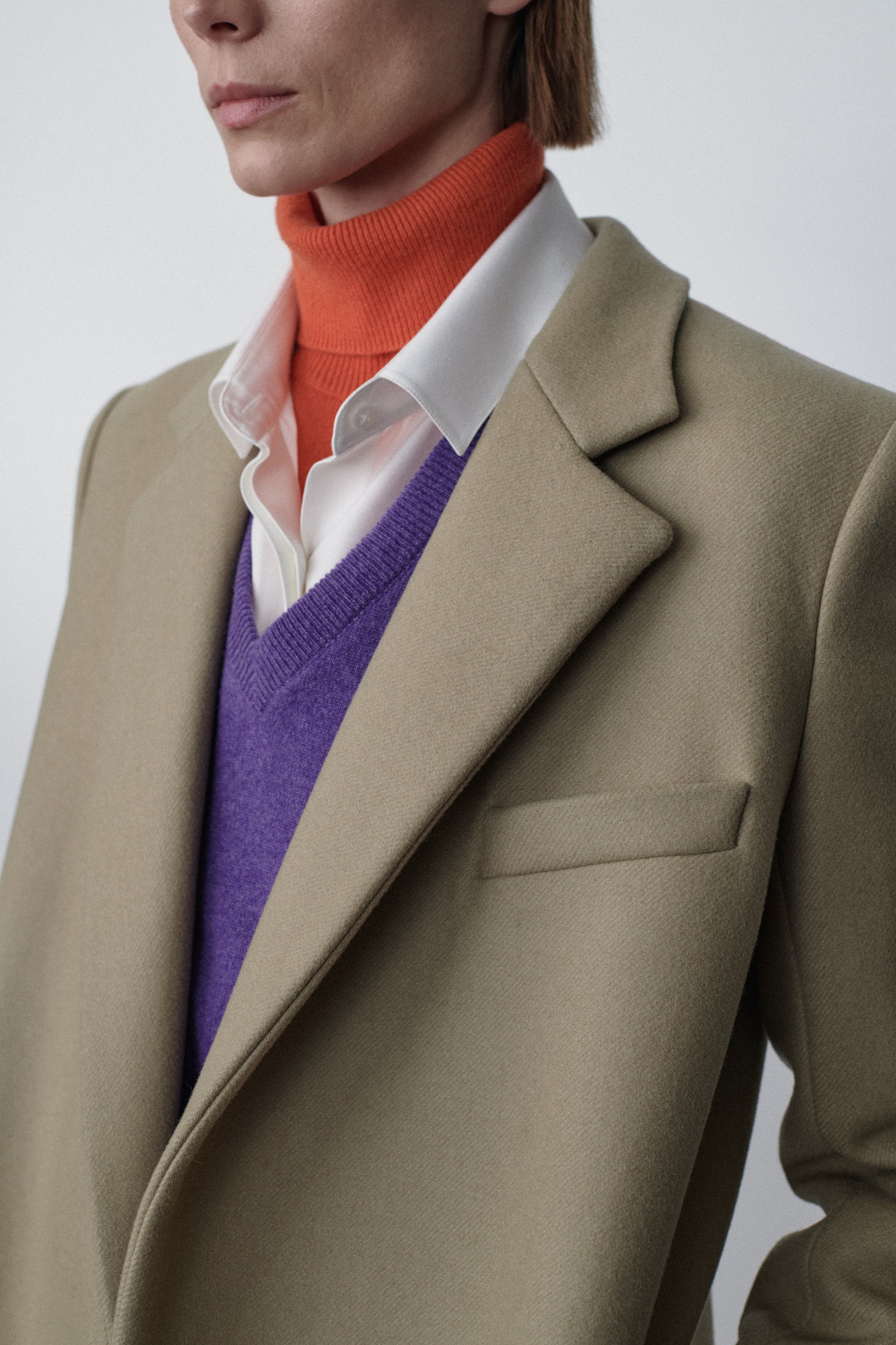 Demi Coat in Alpaca and Cashmere - 4