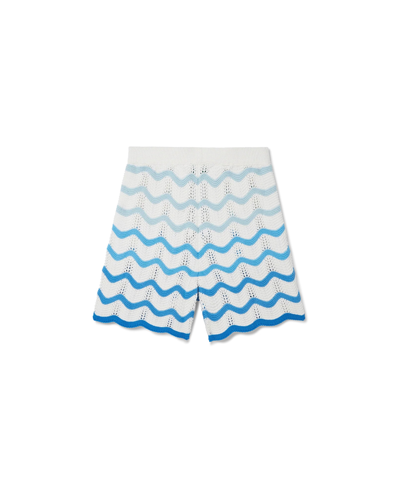 Wavy Gradient Crochet Shorts | Casablanca Paris - 2