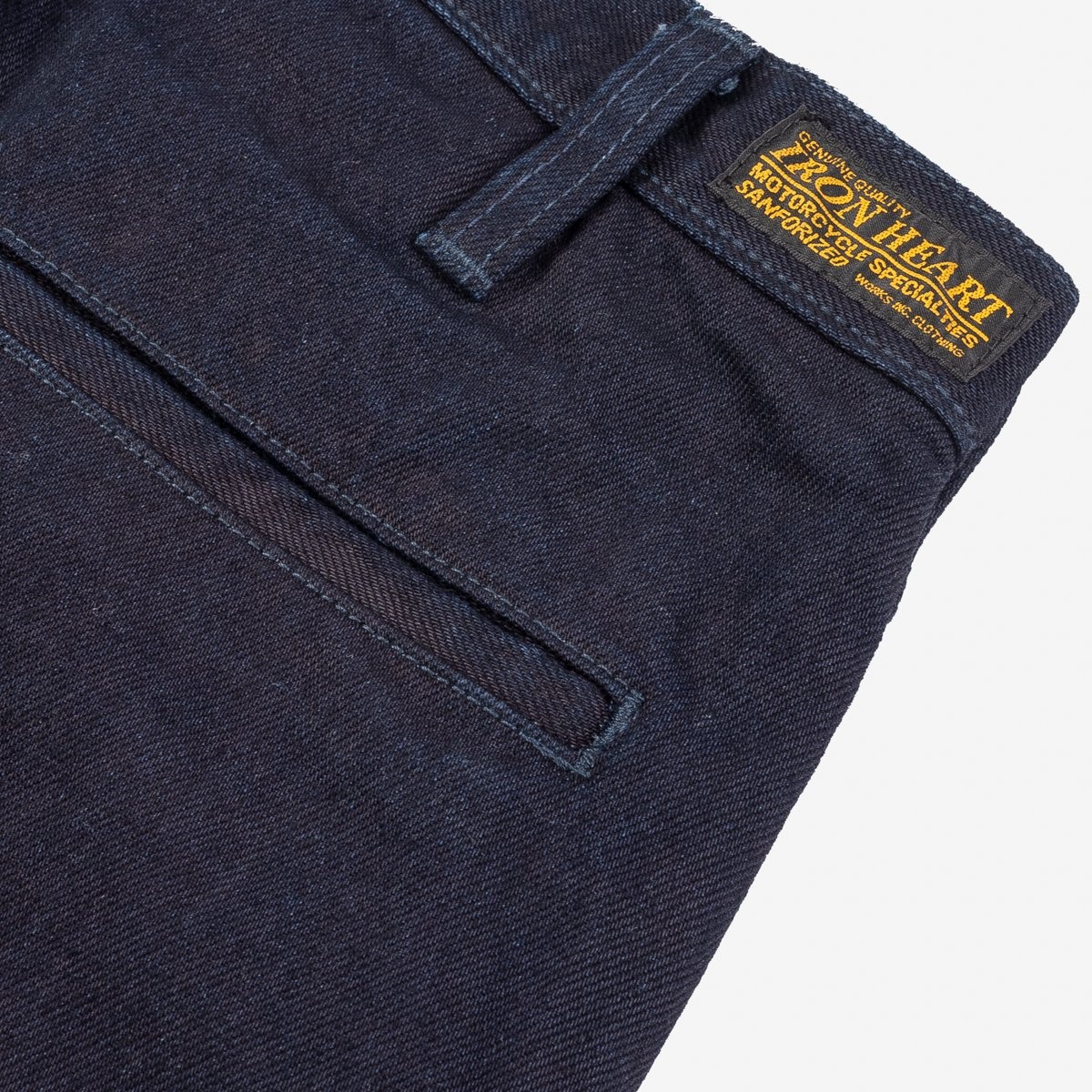 14oz Selvedge Denim Cargo Pants - Indigo/Black - 14