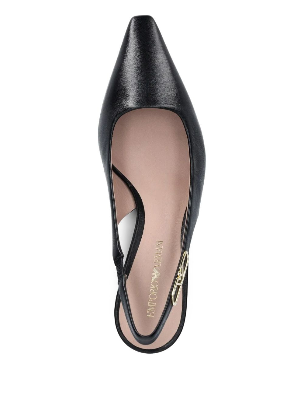 leather slingback pumps - 4