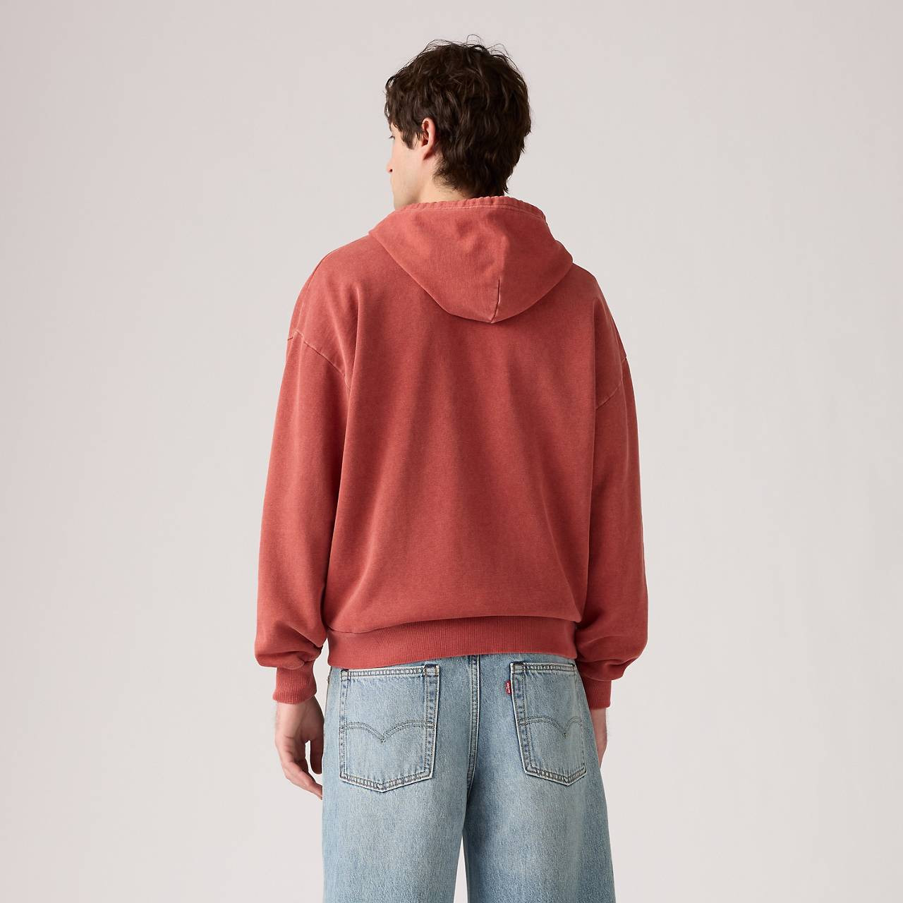 TWO HORSE CROPPED ZIP UP HOODIE SWEATSHIRT - 4