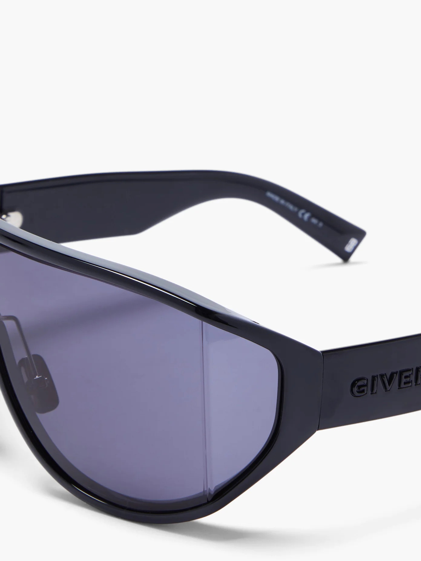 Oversized logo-debossed acetate sunglasses - 2