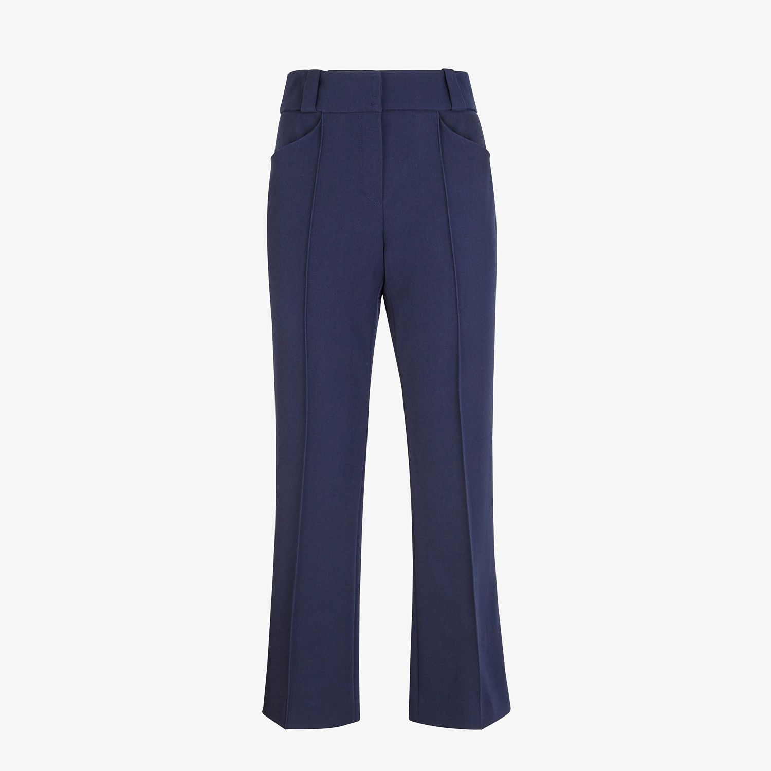 Blue wool pants - 1