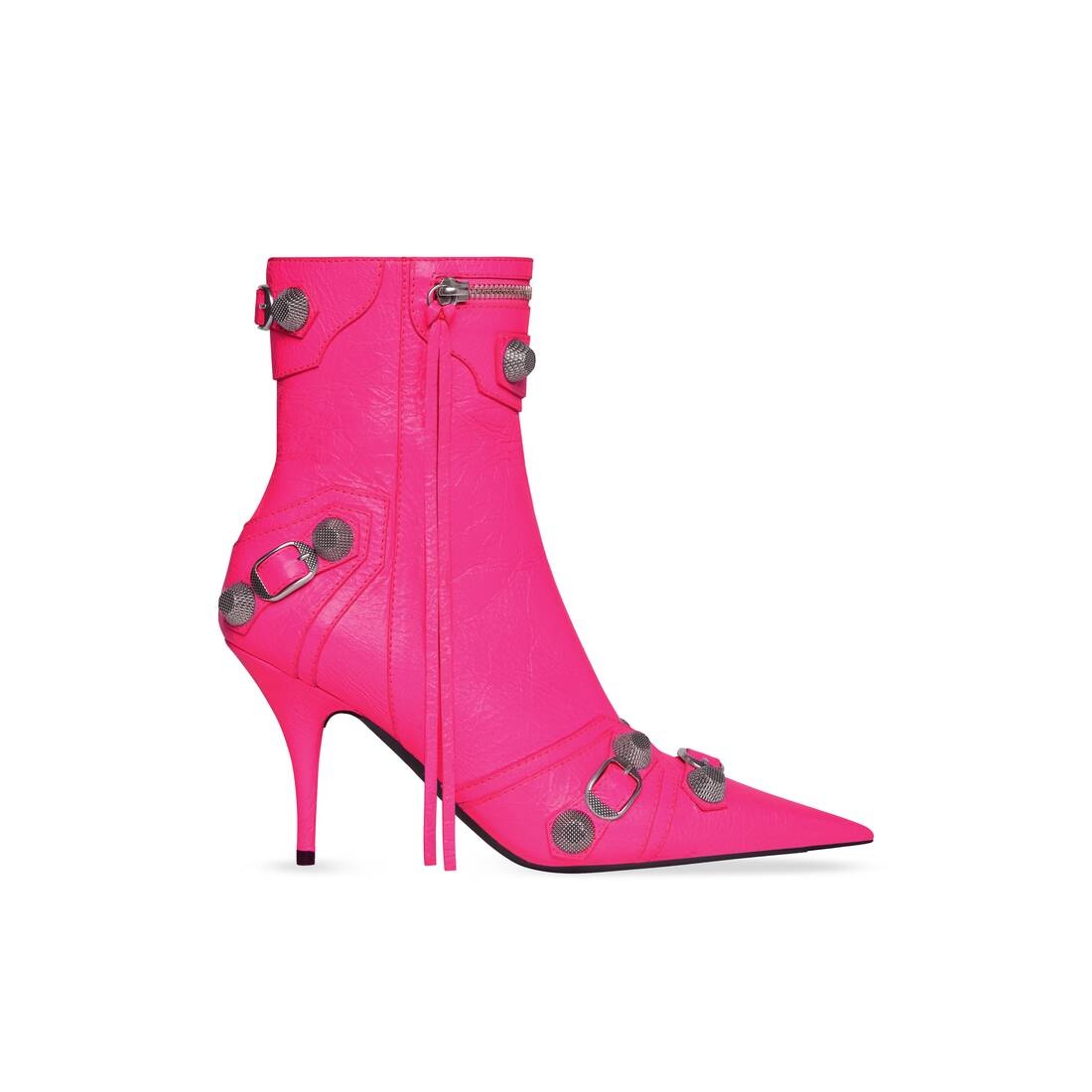 Women's Cagole 90mm Bootie in Fluo Pink - 1