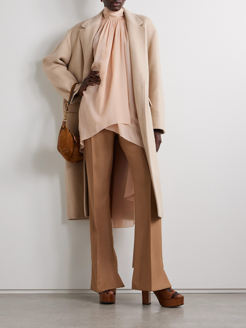 Isabel Marant Efezia Brushed Wool-blend Coat outlook