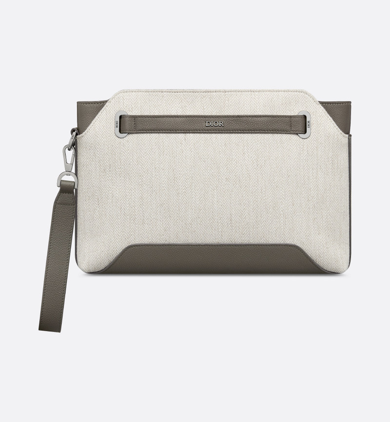 Dior Normandie A5 Triangle Pouch 1