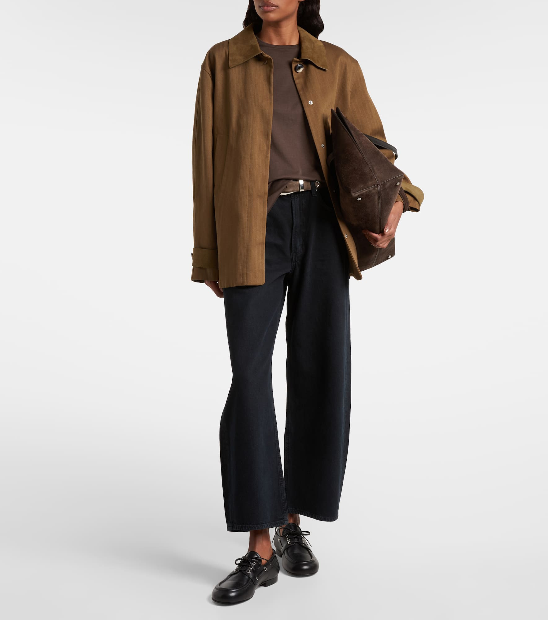 Low Curve cropped mid-rise barrel-leg jeans - 2