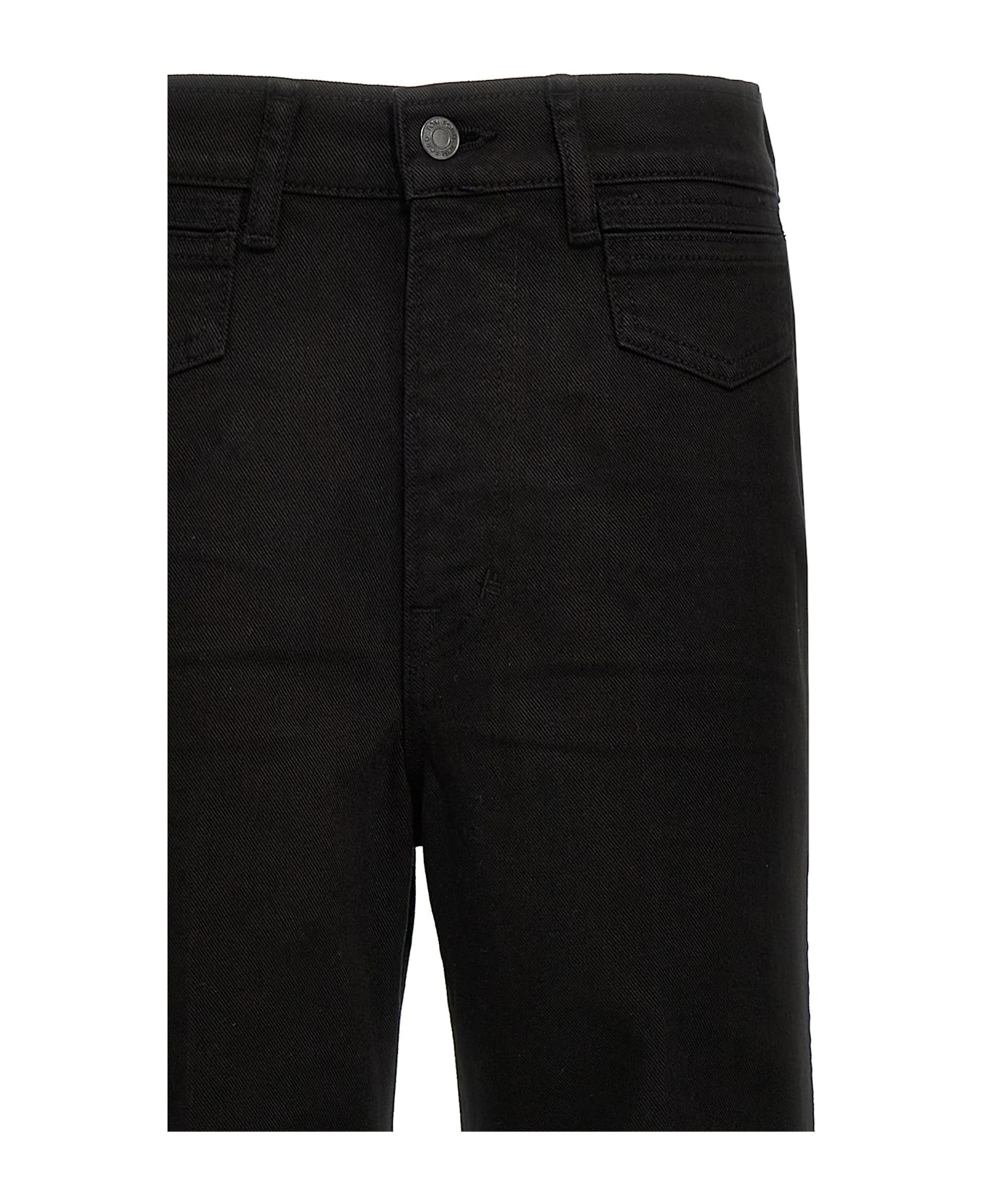 'stretch Twill Denim Wide Flare' Jeans - 3