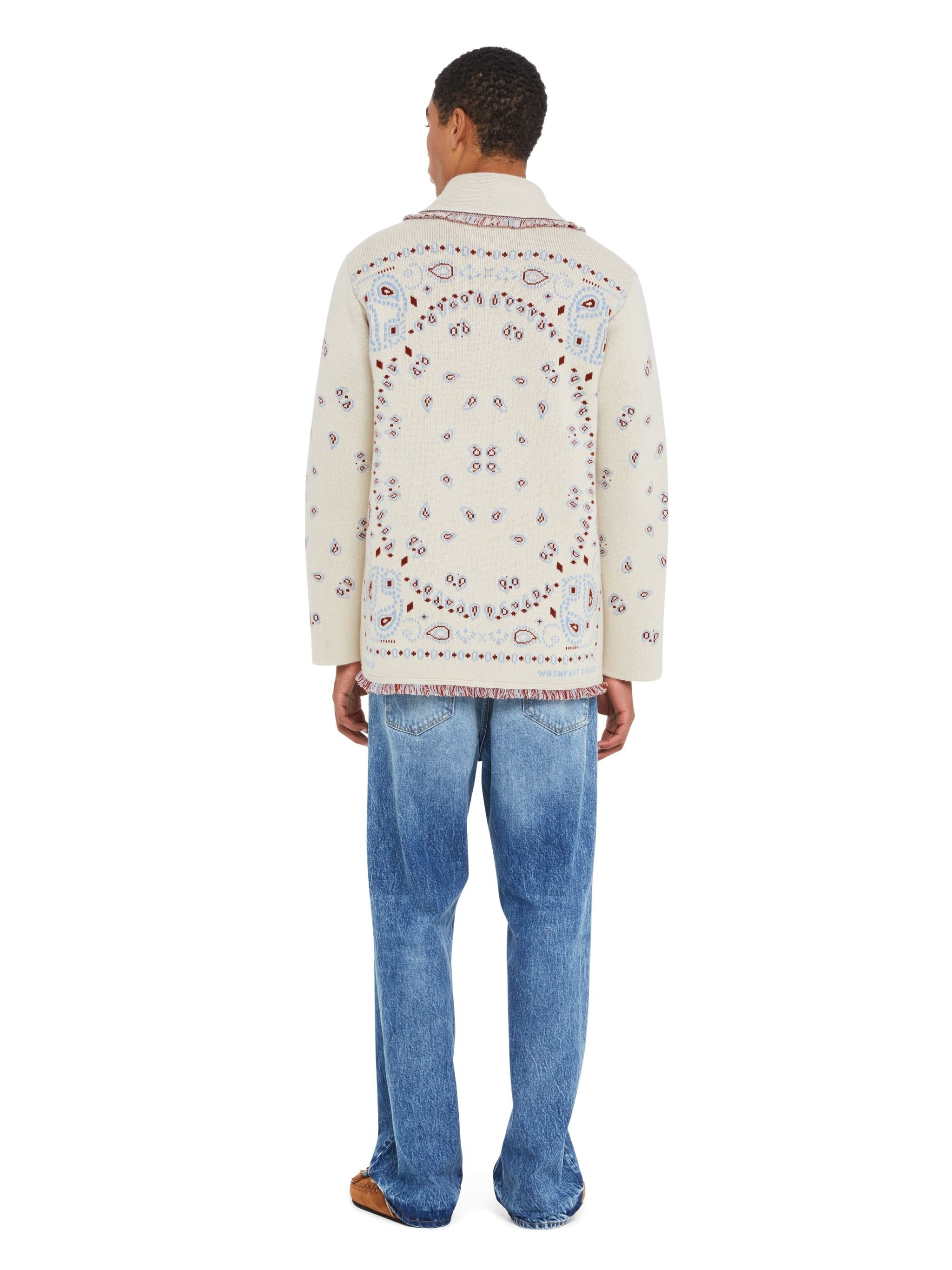 Bandana Jacquard Cardigan - 6