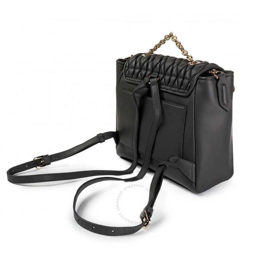 Furla Ladies Pin Cometa S Leather Backpack In Asphalte - 2