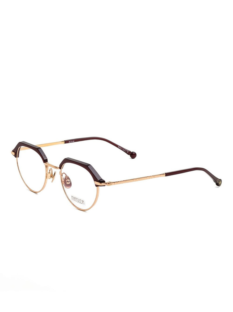 MATSUDA geometric-frame glasses outlook