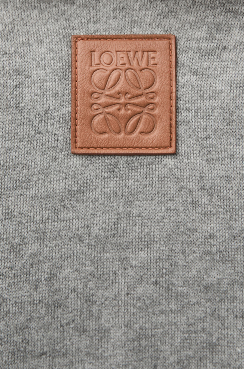 Polo sweatshirt in cotton and cashmere 5