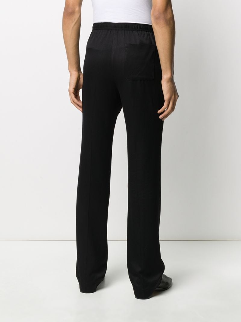 pull-on straight-leg trousers - 4