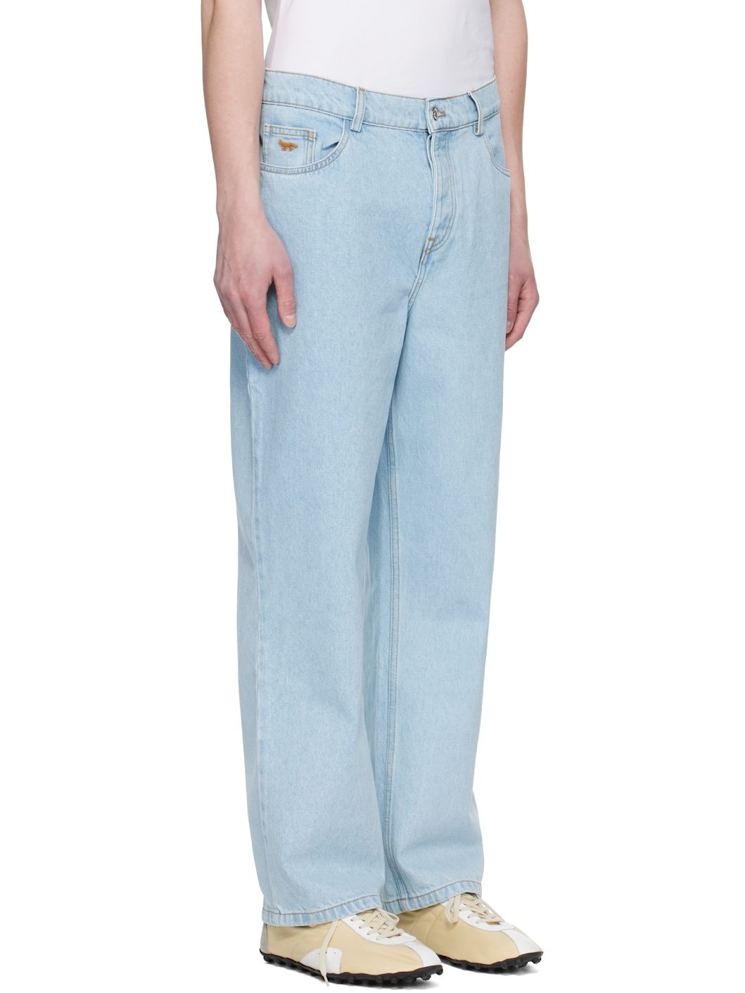 Blue Relaxed Jeans - 2