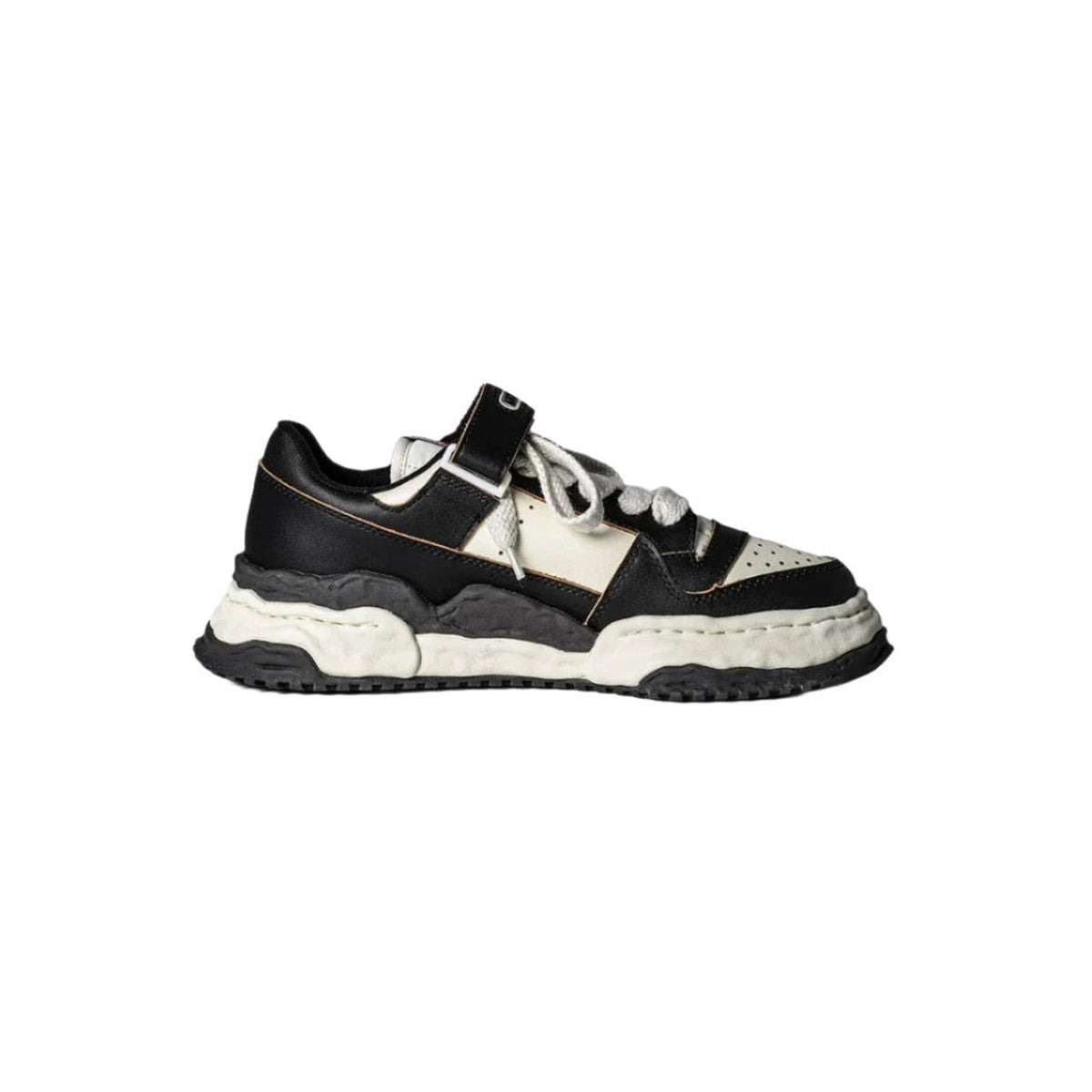 KEITH LOW-TOP SNEAKERS (BLACK/WHITE) - 1
