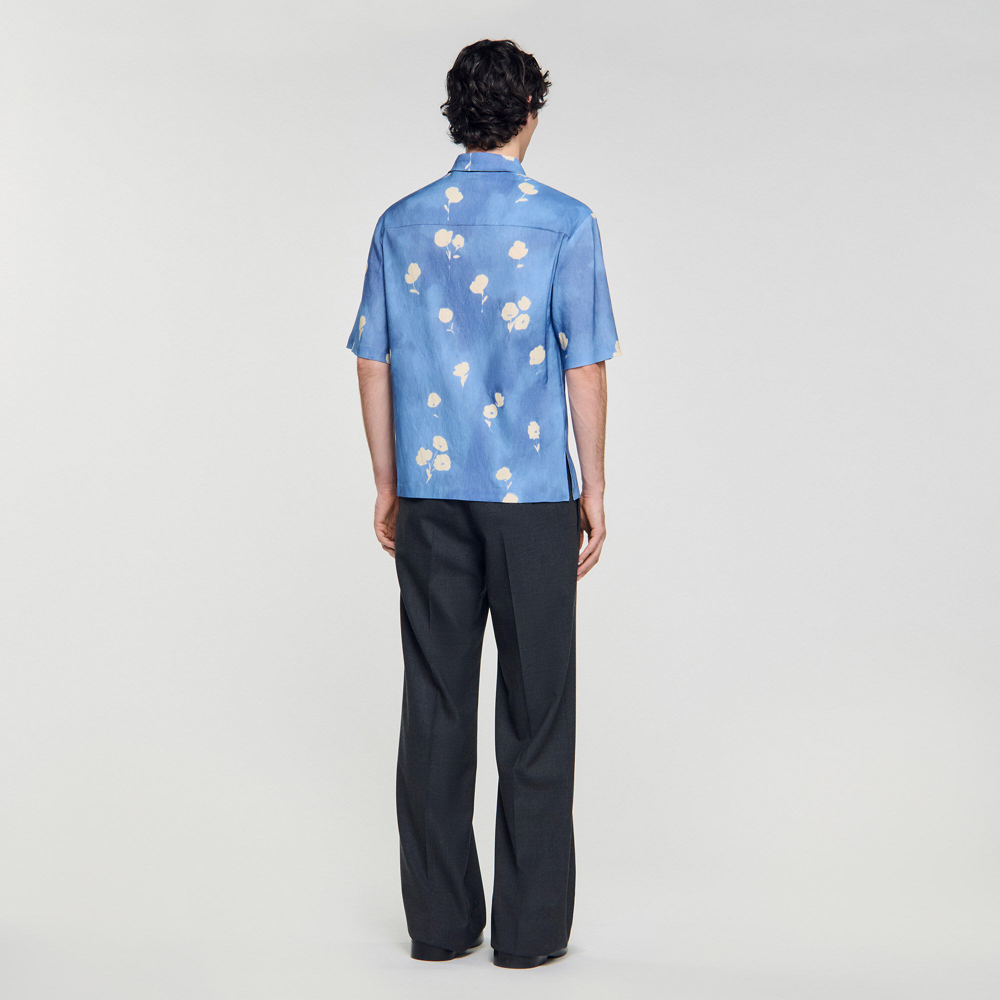 FLORAL MOTIF SHIRT - 5