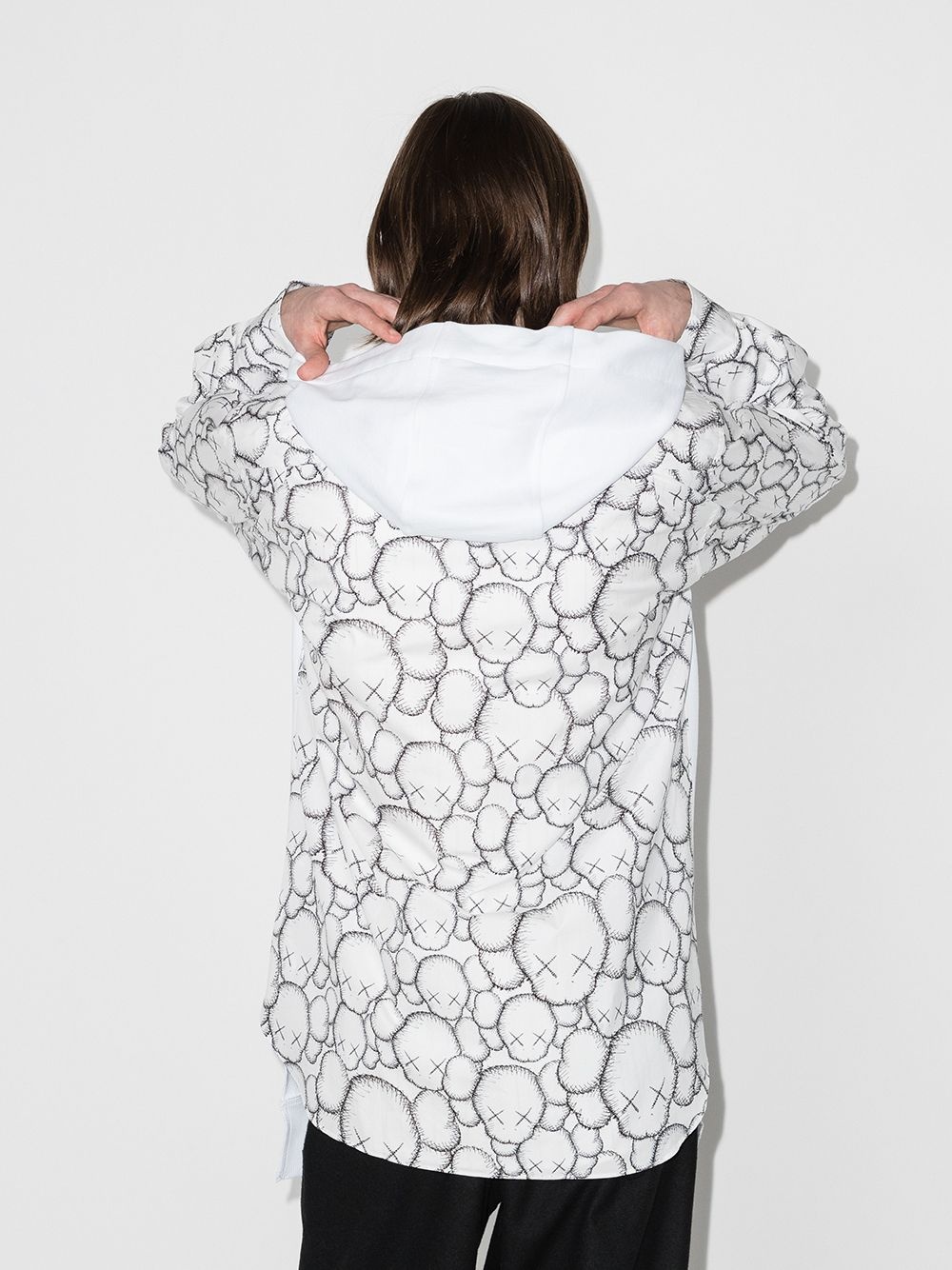 x KAWS graphic-print zip-up hoodie - 6