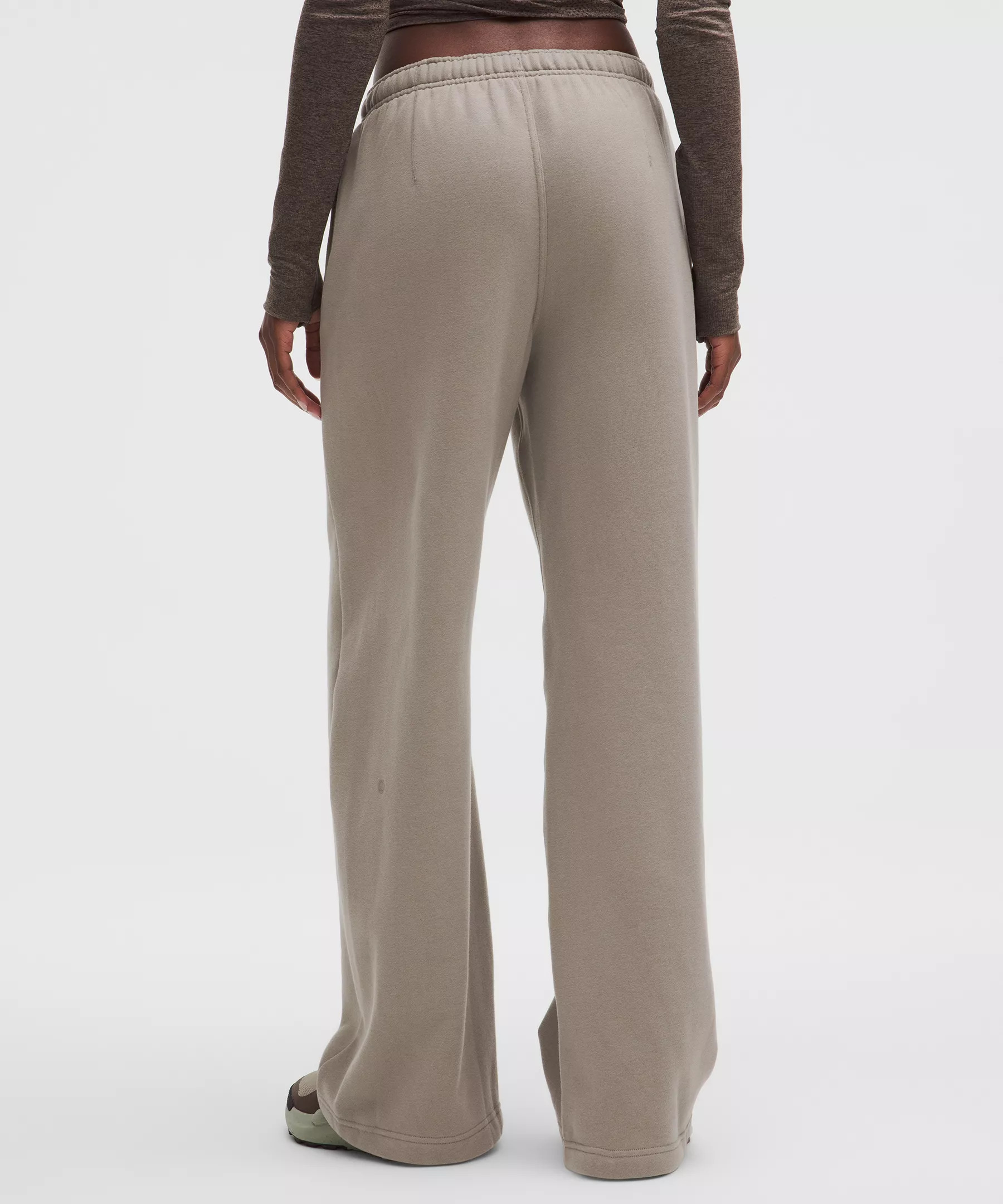 Scuba Mid-Rise Wide-Leg Pant Gathered Waistband *Regular - 3