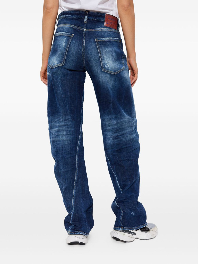 D2 Twisted distressed jeans 4