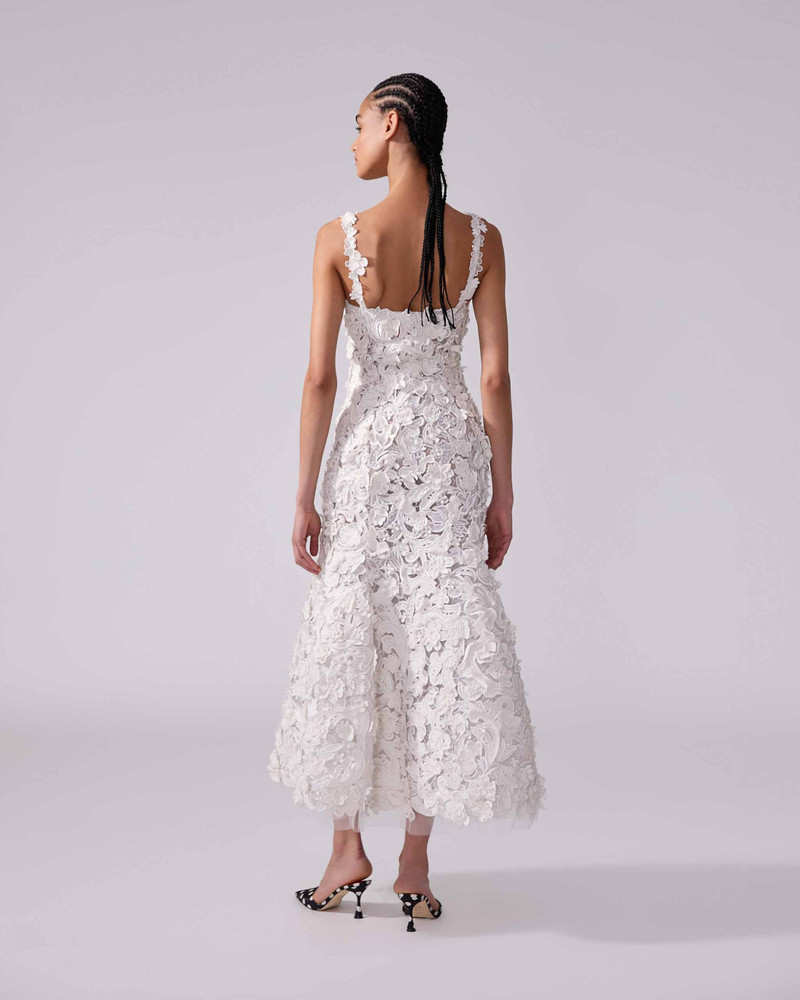 Embroidered Midi Dress 3