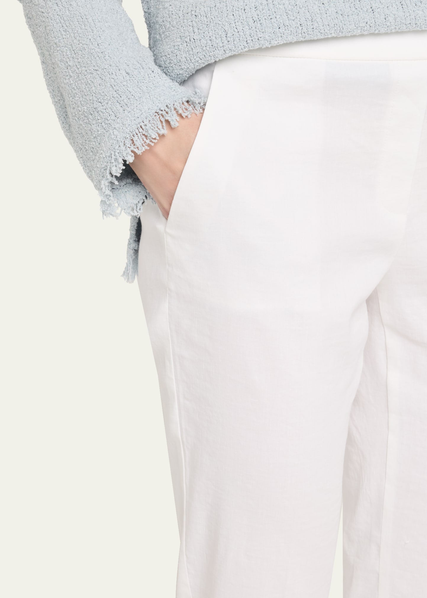 Treeca Cropped Slim Pull-On Pants - 5