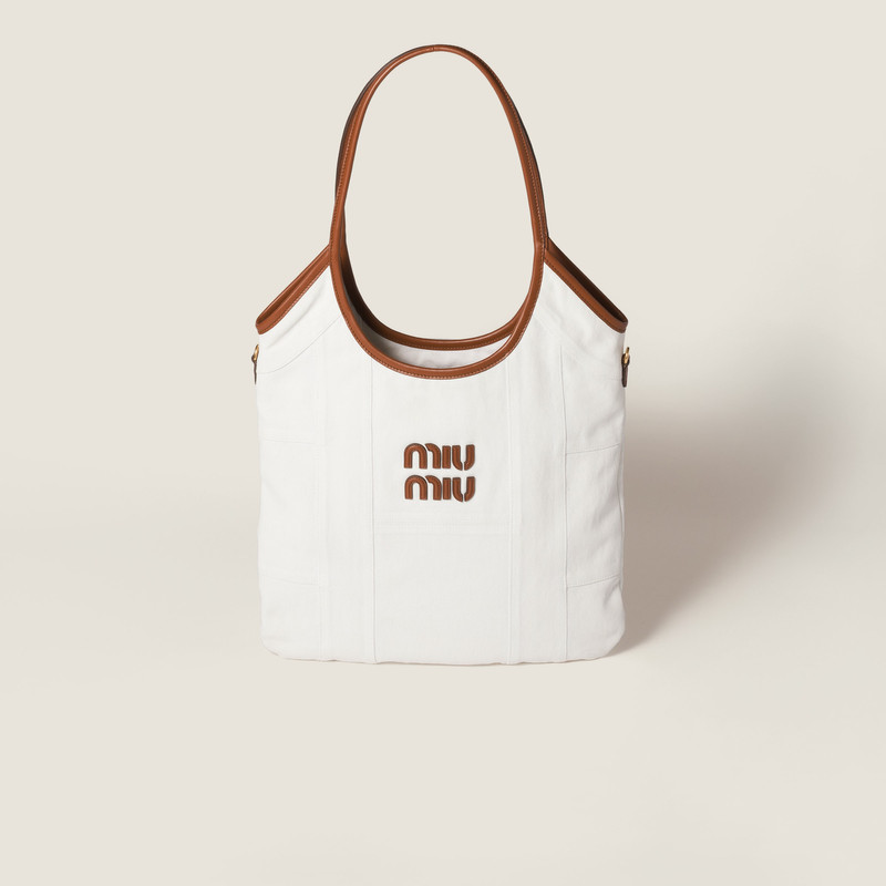 IVY denim patchwork bag 1