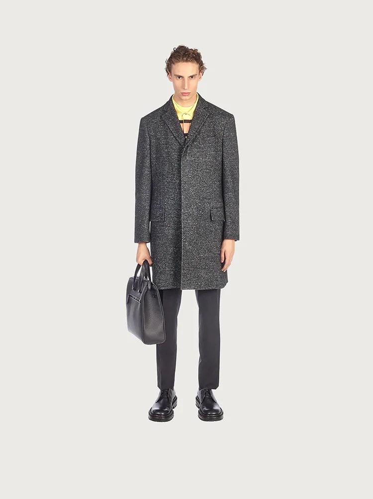 SINGLE BREASTED COAT - 3