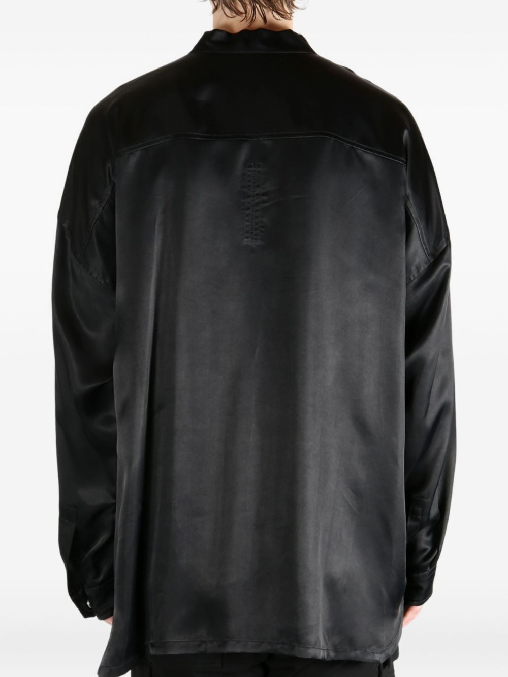 Jumbo Faun satin long-sleeve shirt - 5