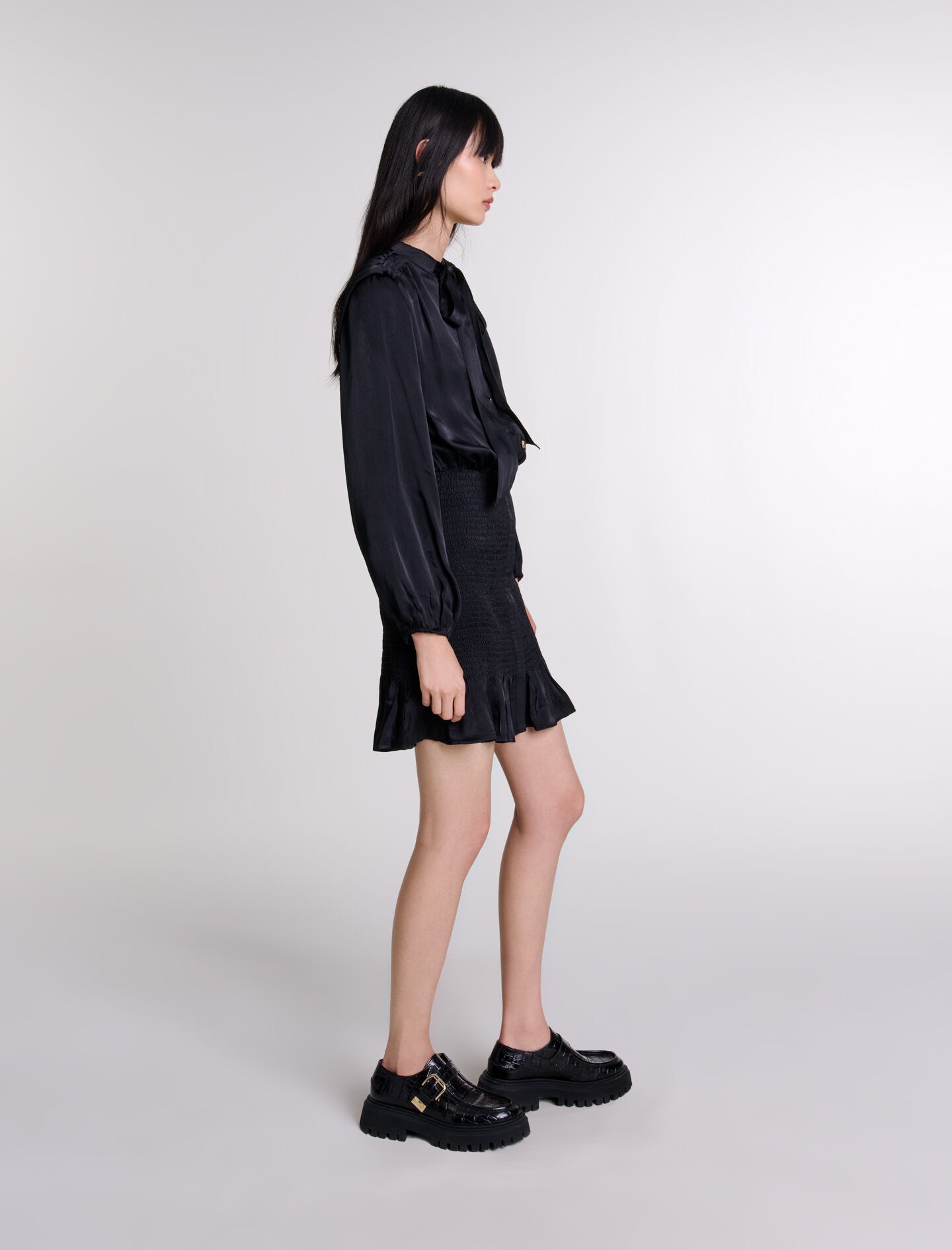 Short smocked dress - 3