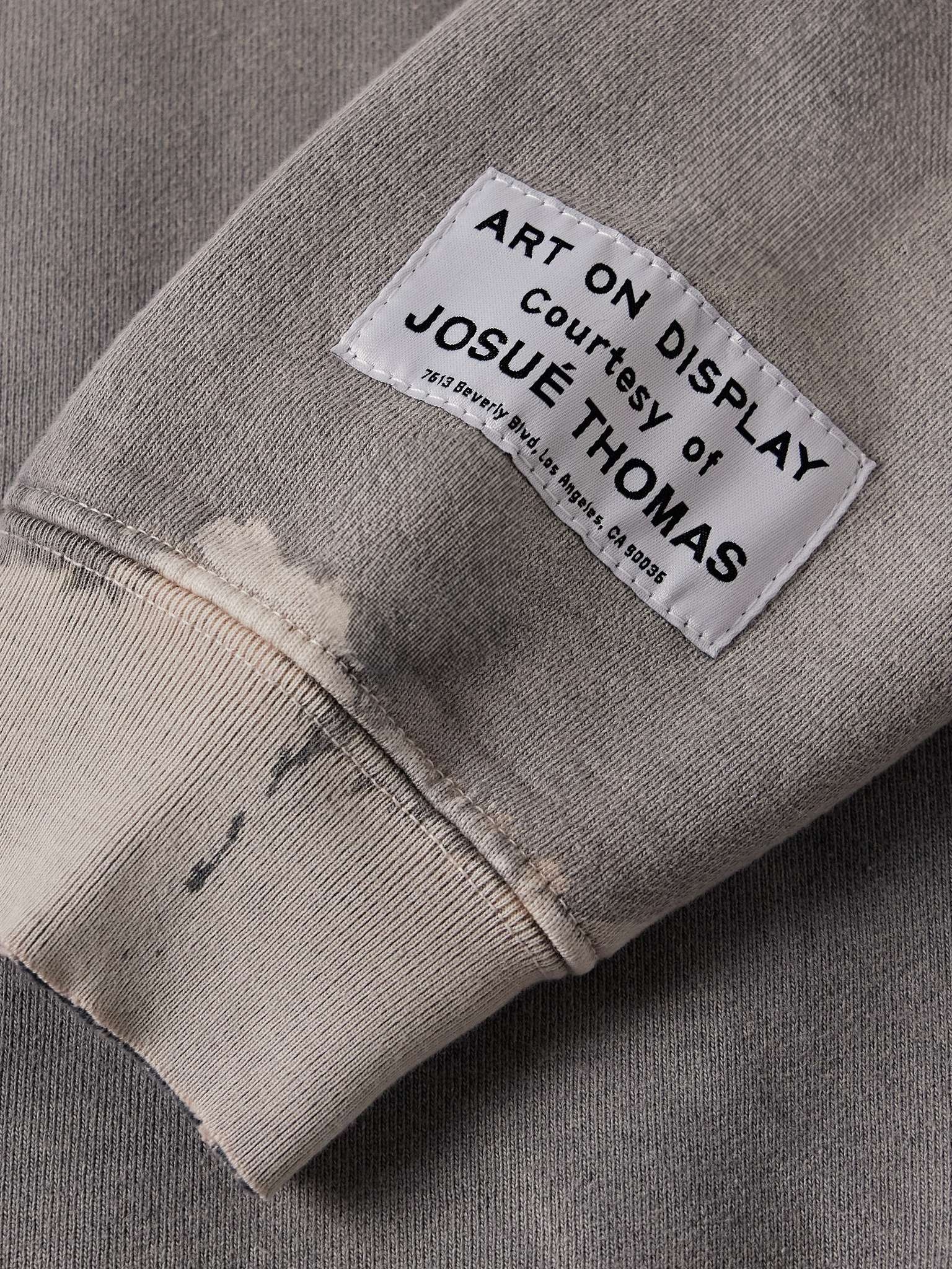 Ventura Distressed Cotton-Jersey Hoodie - 4