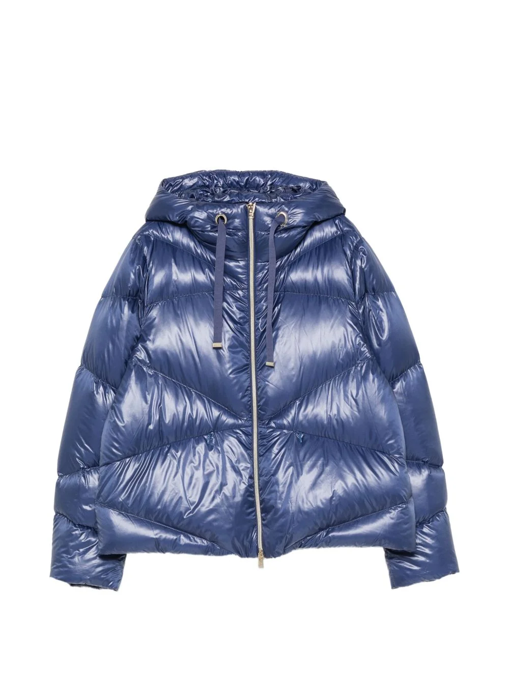 quilted hooded jacket - 1