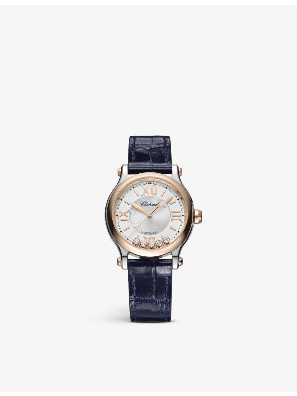 Happy Sport 278608-6001 18ct Rose-Gold and Stainless Steel Automatic Watch - 1