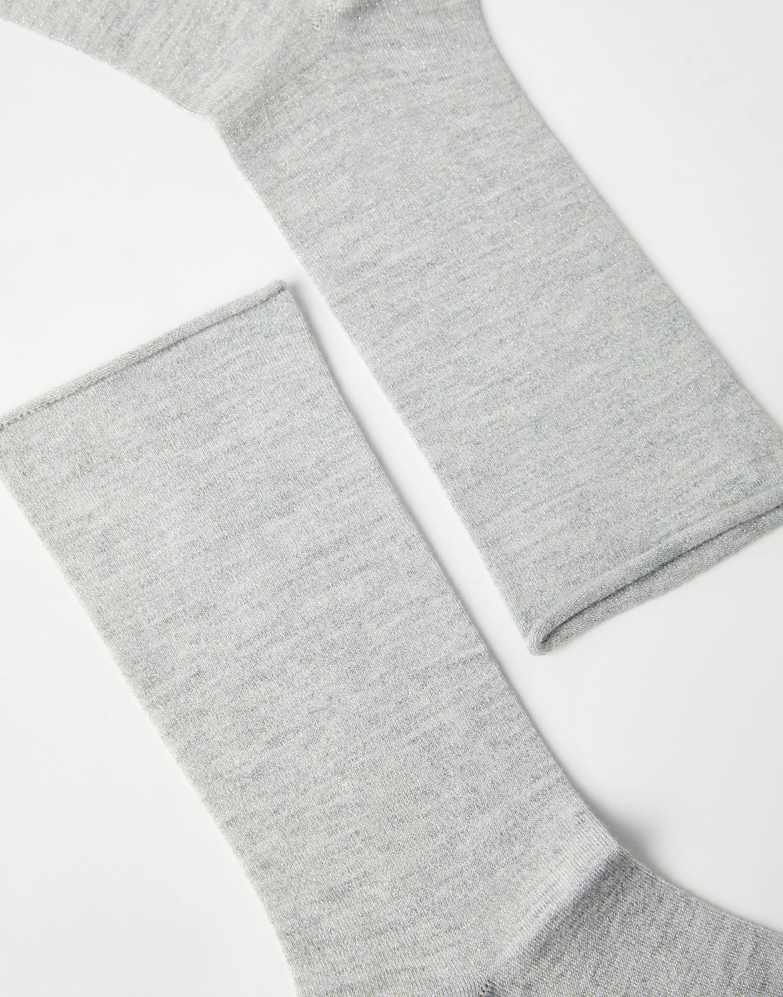 Cashmere and silk sparkling knit socks - 2