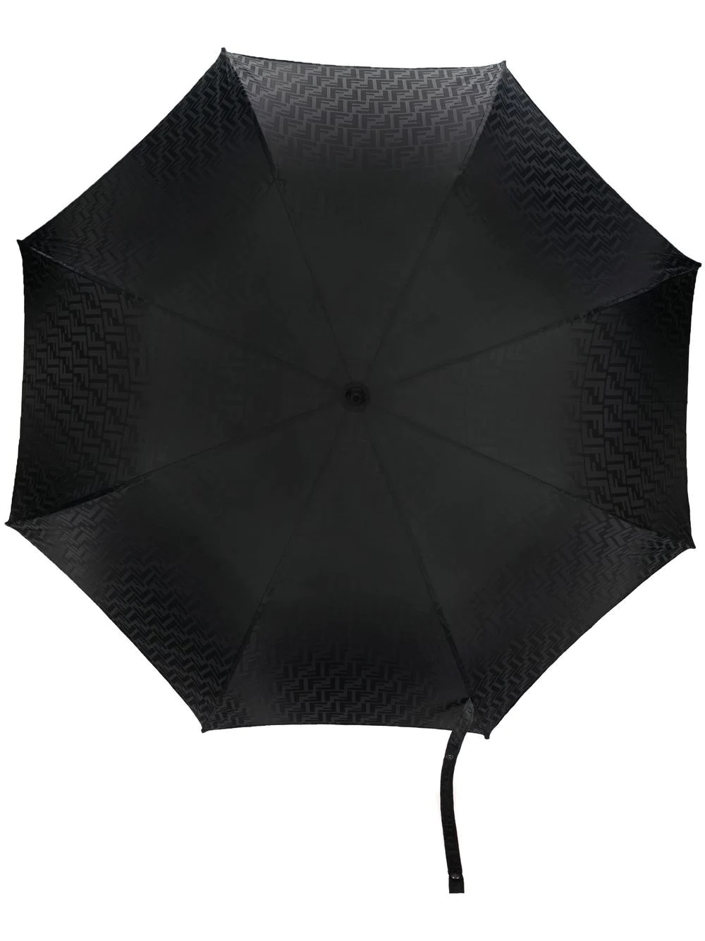 monogram-print gradient umbrella - 1