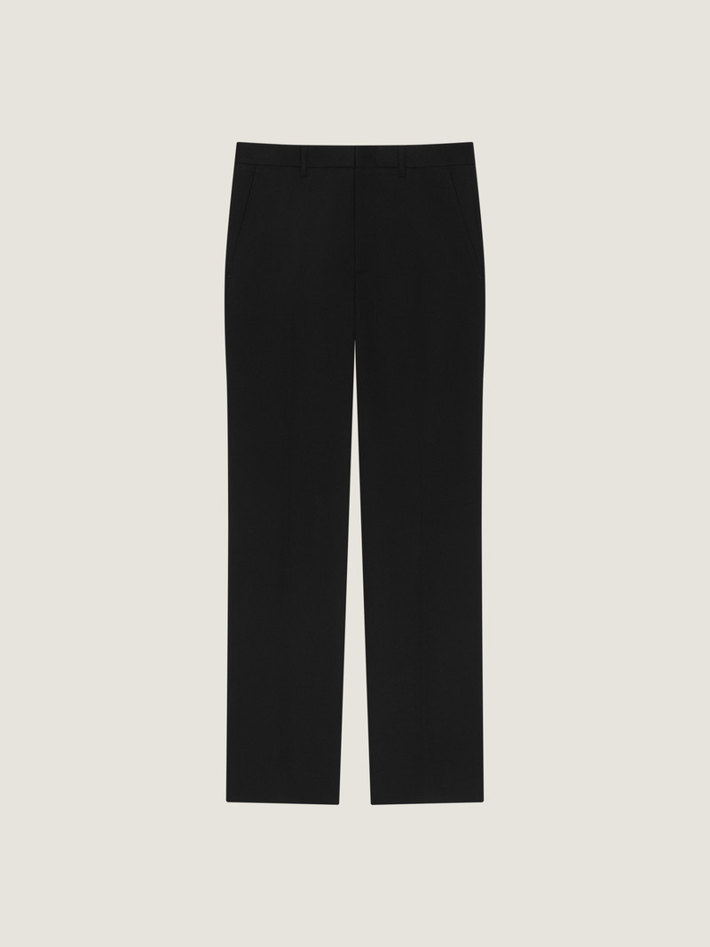 STRAIGHT LEG TAILORED TROUSERS IN WOOL 1