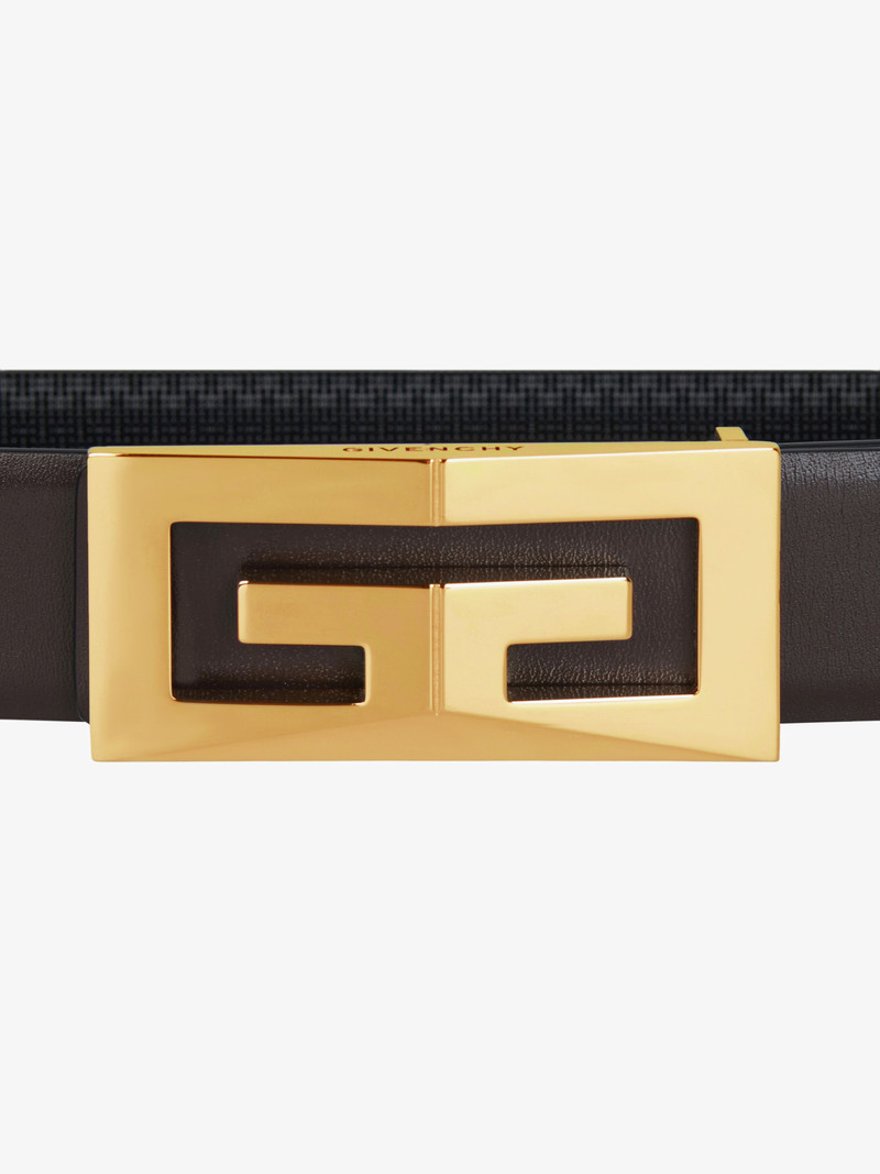 2G REVERSIBLE BELT IN MICRO 4G LEATHER 5