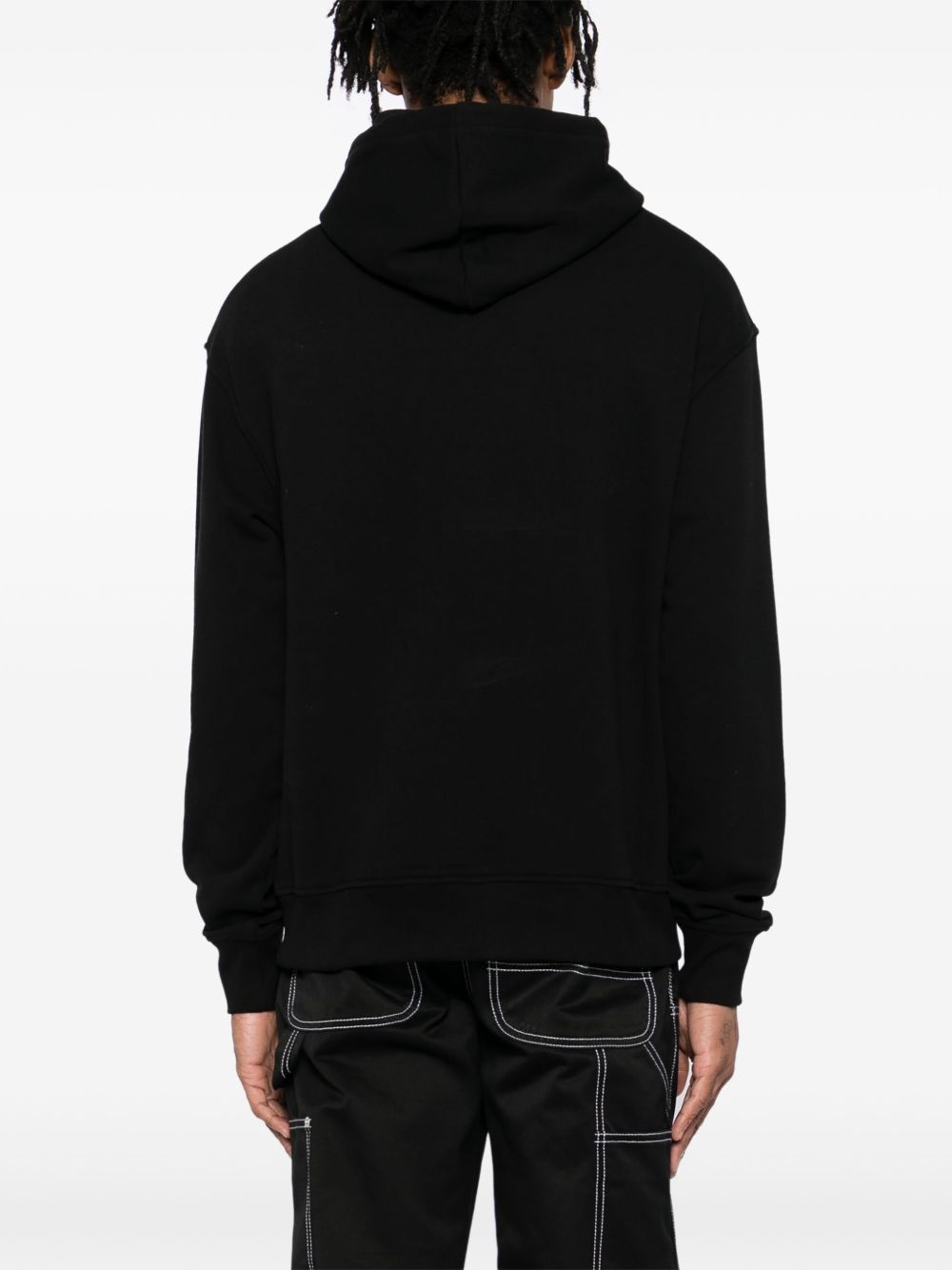 logo-print hoodie - 4