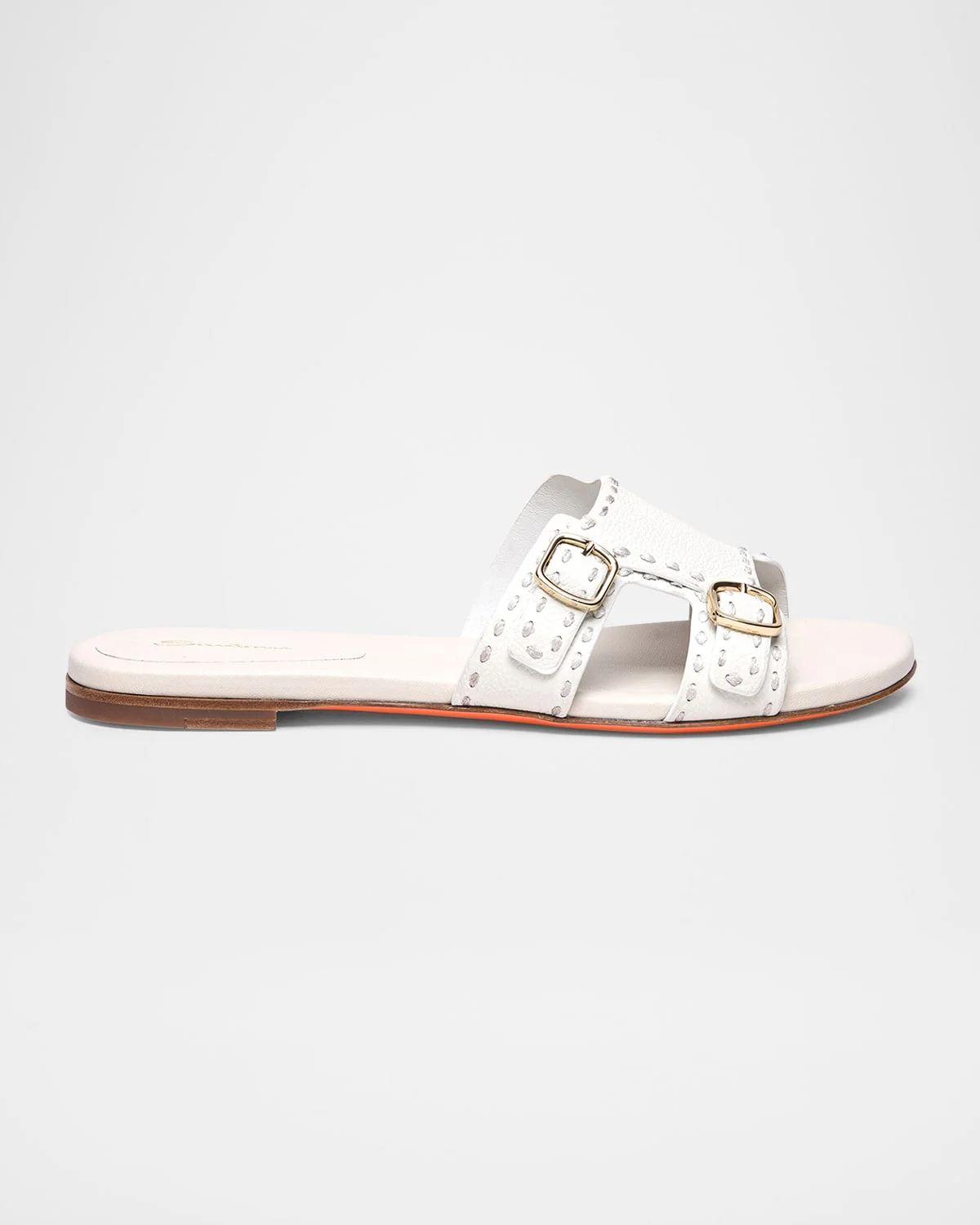 Didi Double-Monk Flat Slide Sandals - 1